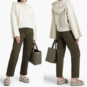 Alex Mill Olive Military Green Straight Leg Boyish Chino Pants - 4